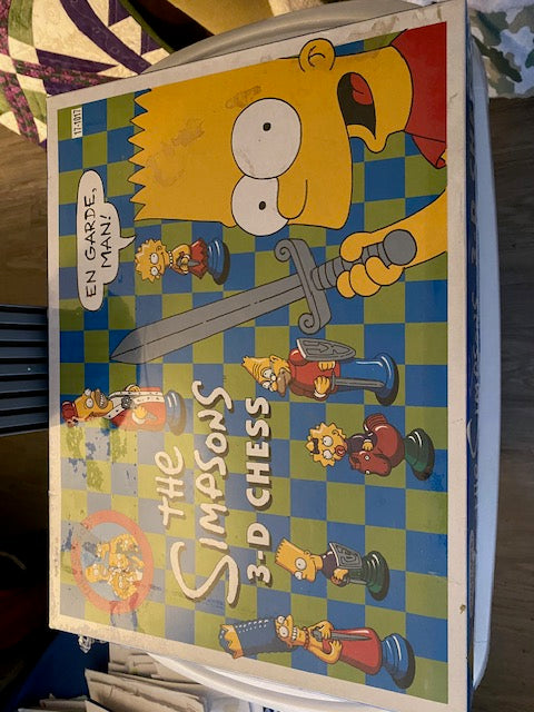 The Simpsons 3D Chess Set - Collector's Edition